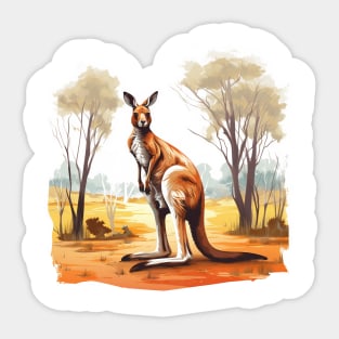 Cute Kangaroo Sticker